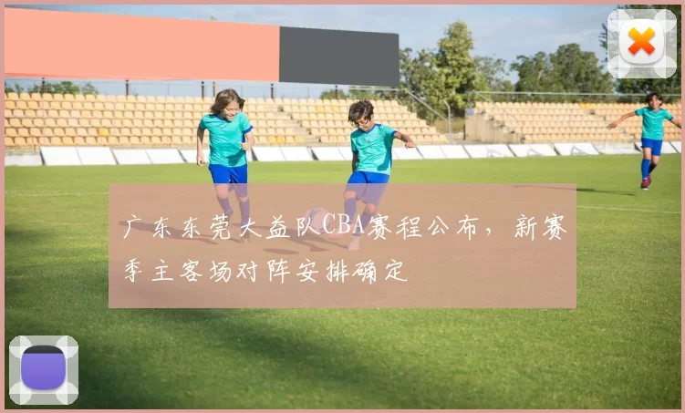 广东东莞大益队CBA赛程公布，新赛季主客场对阵安排确定