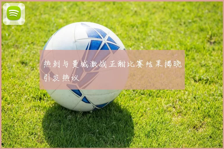 热刺与曼城激战正酣比赛结果揭晓引发热议