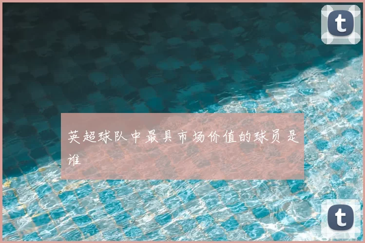 英超球队中最具市场价值的球员是谁