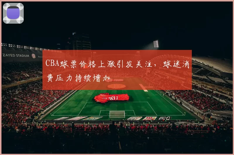 CBA球票价格上涨引发关注，球迷消费压力持续增加